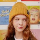 Ribbed Beanie Mustard Yellow - One Size
