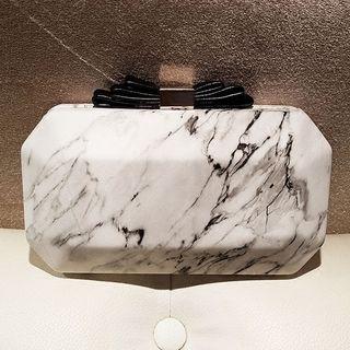 Marble Print Clutch