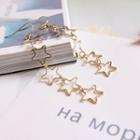Star Fringed Drop Earring 1 Pair - A Shown In Figure - One Size