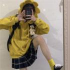 Fleece-lined Sunflower Hoodie