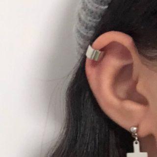 Stainless Steel Polished Cuff Earring