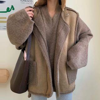 Faux Shearling Zip Vest / Sweater