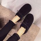 Fleece Lace Up Shoes