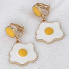 Fried Egg Glaze Dangle Earring