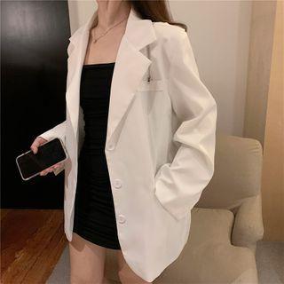Plain Blazer / Strappy Dress