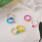 Set Of 2: Acrylic Ring (various Designs)