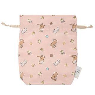 Cute Lie Ottor Drawstring Pouch Pk One Size