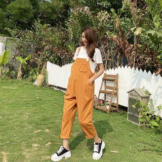 Cropped Straight Leg Jumper Pants / T-shirt / Set