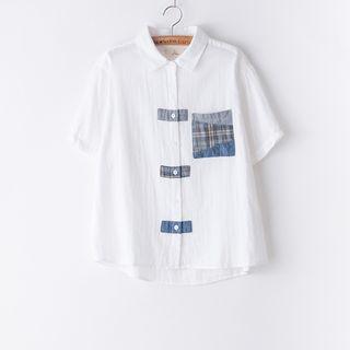 Panel Short Sleeve Shirt