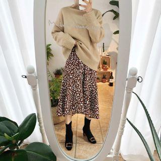 Boxy-fit Turtle-neck Sweater