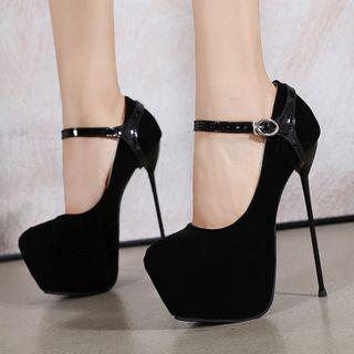 Platform High-heel Mary Jane Shoes