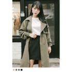 Double-breasted Notched-lapel Trench Coat