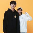 Couple Matching Dog Embroidered Hoodie / Embroidered Pullover