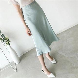 Sleek Midi Flare Skirt