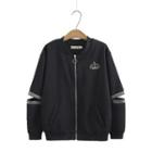 Cut-out Zip-up Jacket