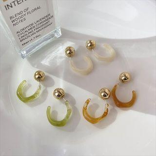 Bead Geometry Drop Earring