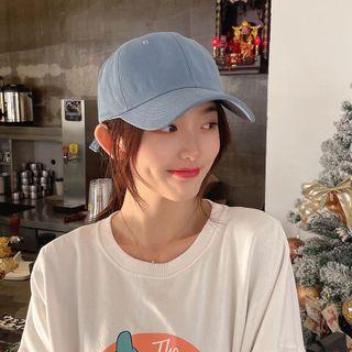 Plain Baseball Cap Light Blue - M