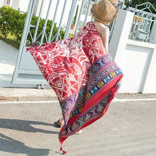 Printed Linen Cotton Shawl