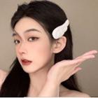 Set Of 2: Wing Hair Clip 1 Pair - White - One Size