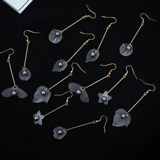 Pearl Petal Drop Earring