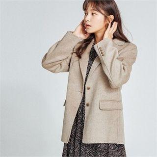 Standard-fit Wool Blend Blazer