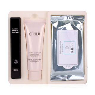O Hui - Mascara Proof-all Long Lash Set : Long Lash Mascara 8ml + Foam 40ml + Cleansing Sheet 1pack 3pcs