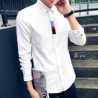 Color Applique Oxford Shirt