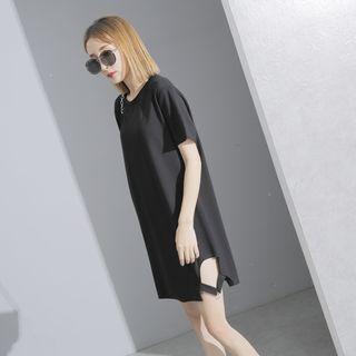 Hook-accent T-shirt Dress