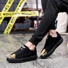 Faux-suede Panel Sneakers