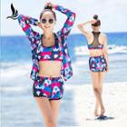 Set: Print Bikini + Hoodie
