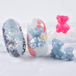 3d Silicone Bear Nail Art Decoration 858 - As Shown In Figure - One Size