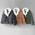 Shearling Collar Padded Jacket