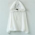 Hooded Pullover White - One Size