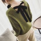Bow-back Sweater