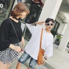 Couple Matching Metal Ring 3/4 Sleeve T-shirt