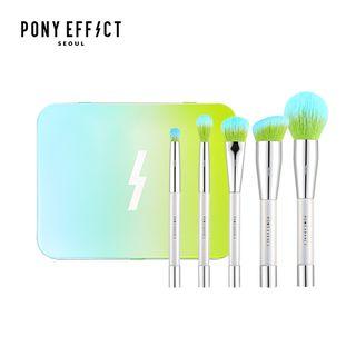 Memebox - Pony Effect Mini Magnetic Brush Set #prism Effect (limited Edition) 5pcs