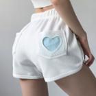 Heart Cutout Shorts
