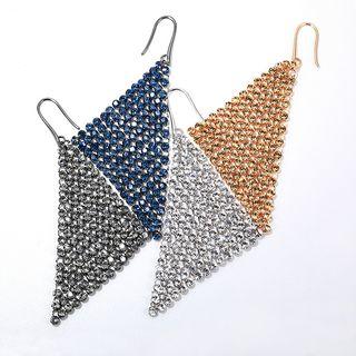 Swarovski Element Crystal Triangular Hook Statement Earring