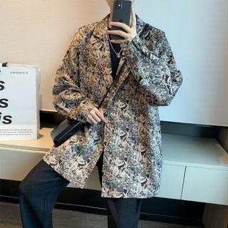 All-over Print Single-breasted Blazer