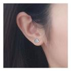 925 Sterling Silver Hedgehog Earring Earrings - One Size