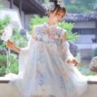 Embellished Mesh Lolita Dress