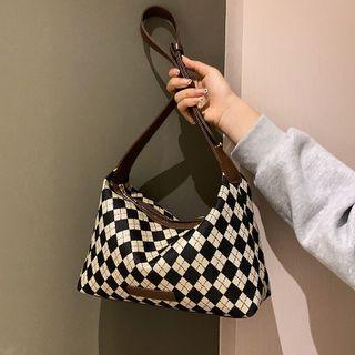 Argyle Zip Shoulder Bag