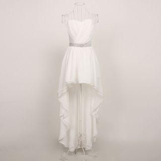 Strapless Dip Back Cocktail Dress