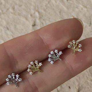 Tree Rhinestone Earring