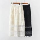 Midi Layered Lace Skirt