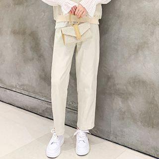Straight-cut Jeans Off-white - One Size