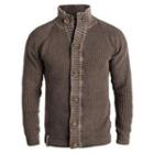 Long Sleeve Mock Neck Button-up Coat
