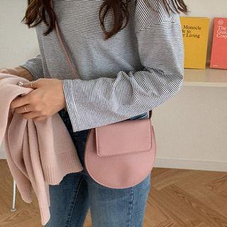 Colored Flap Mini Saddle Bag