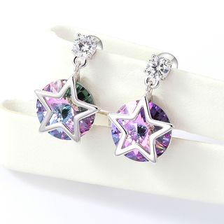 Swarovski Elements Crystal Star Dangle Earring