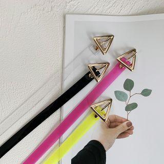 Transparent Pvc Slim Belt